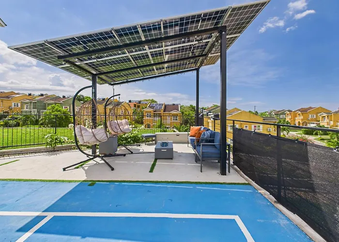 Villa Eco-luxe Ocean View Villa, Gated With Pickleball & Pool For 10